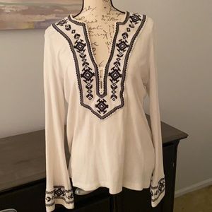Tory Burch Cotton Tunic Size Medium